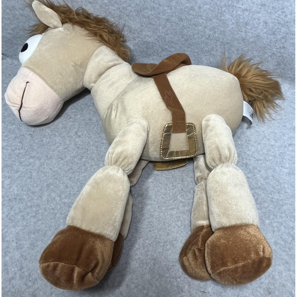 Disney Pixar Toy Story‎ Bullseye Plush Horse 18 inch Stuffed Animal Saddle Beige - Picture 5 of 12
